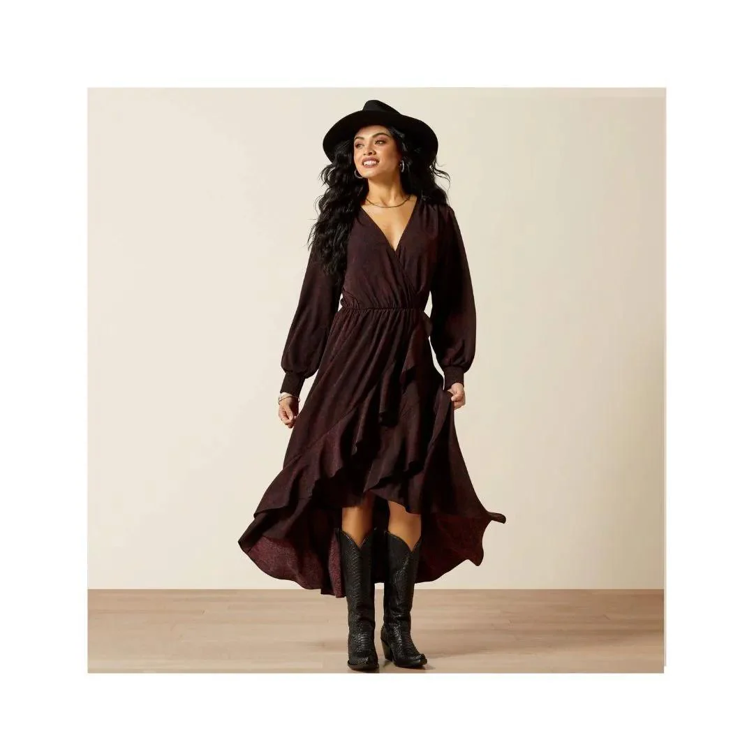 Ariat Women's Arizona Long Sleeve High-Low Dress - Image 8