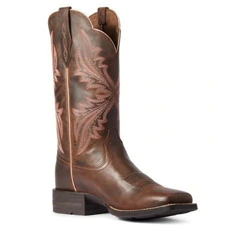 Ariat Women's Cowgirl Boots West Bound 11" Wide Square Toe - Image 3