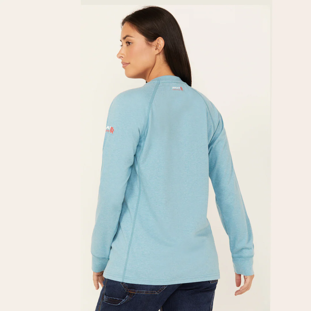 Ariat Women's Flame Resistant Air Henley Long Sleeve Top - Image 2