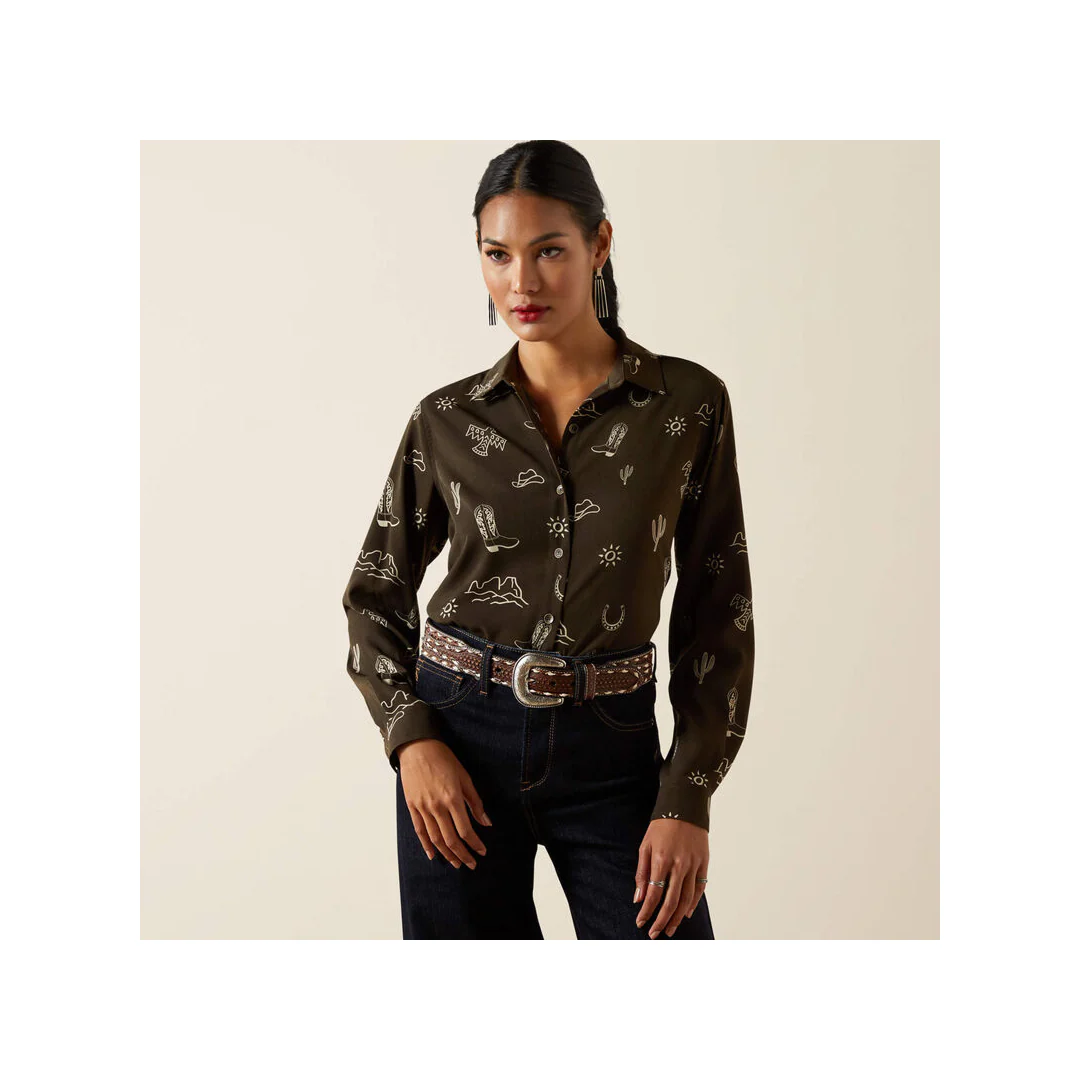 Ariat Women's Homestyle Button Up Shirt - Image 7