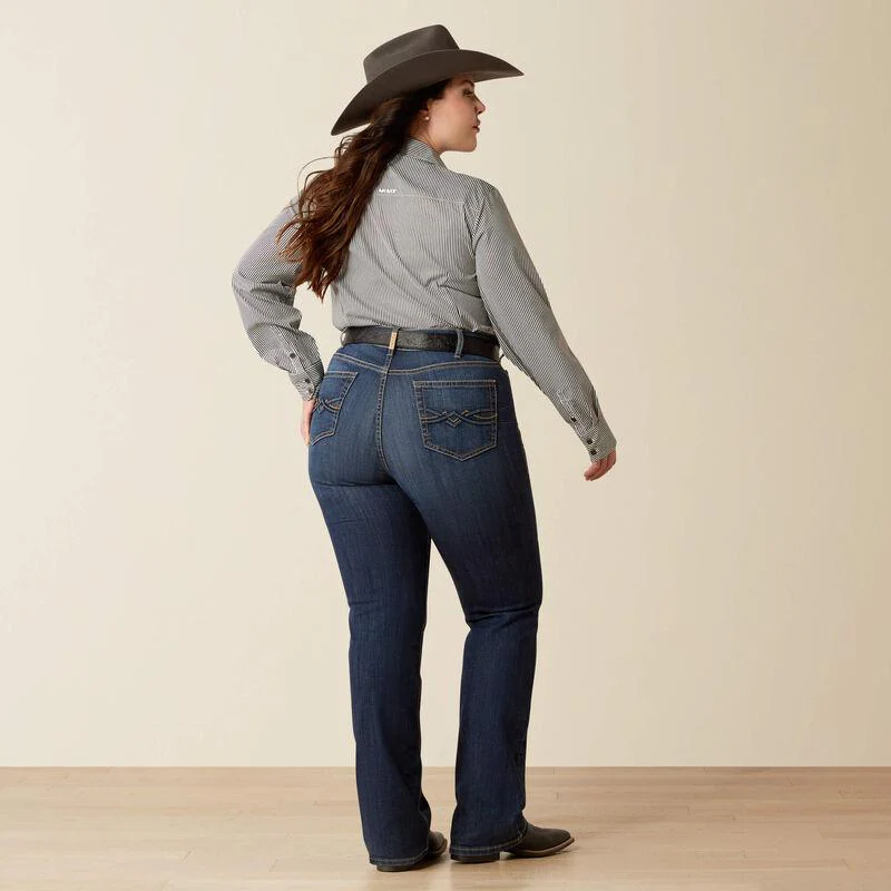 Ariat Women's Perfect Rise Desiree Boot Cut Jeans-CLEARANCE - Image 4