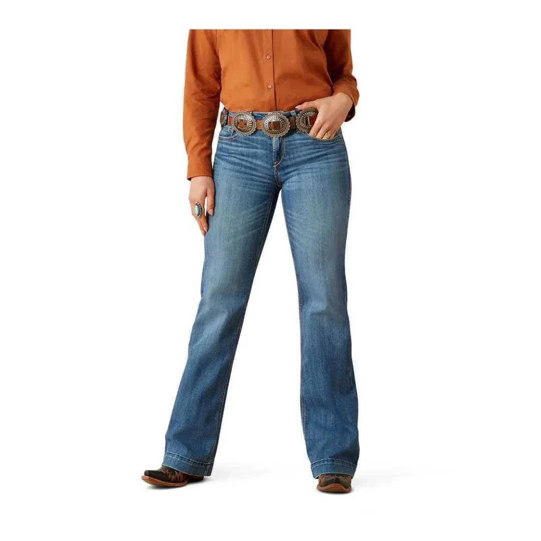 Ariat Women's Perfect Rise Isabelle Wide Trouser Jeans - Albuquerque - Image 2