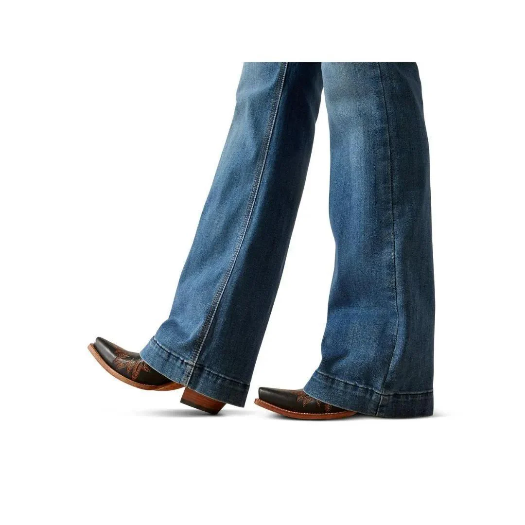 Ariat Women's Perfect Rise Isabelle Wide Trouser Jeans - Albuquerque - Image 5