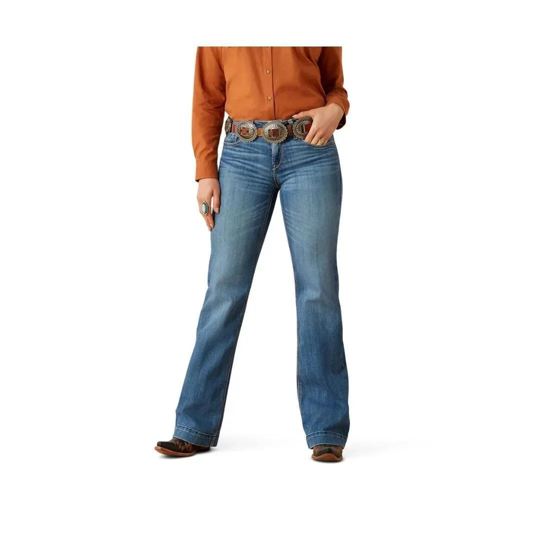Ariat Women's Perfect Rise Isabelle Wide Trouser Jeans - Albuquerque - Image 8