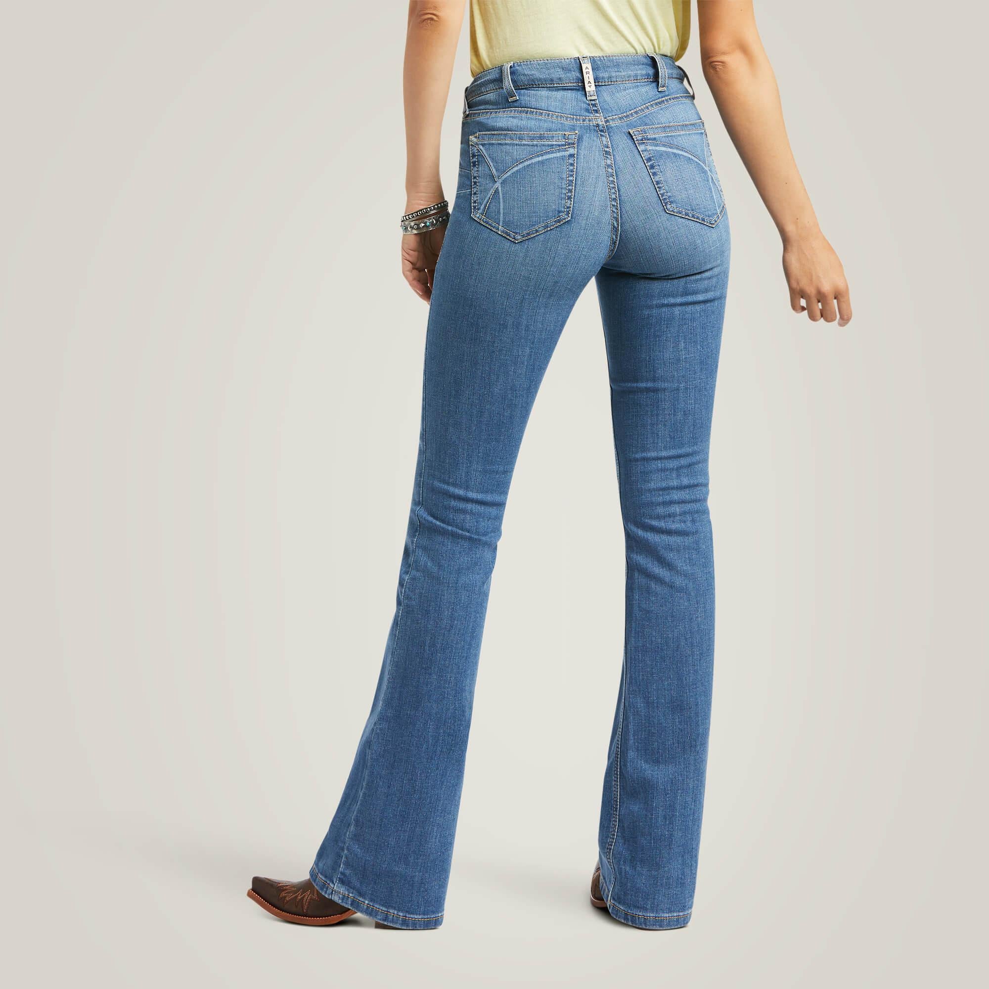 Ariat Women's R.E.A.L High Rise Daniela Boot Cut Jean - Image 2