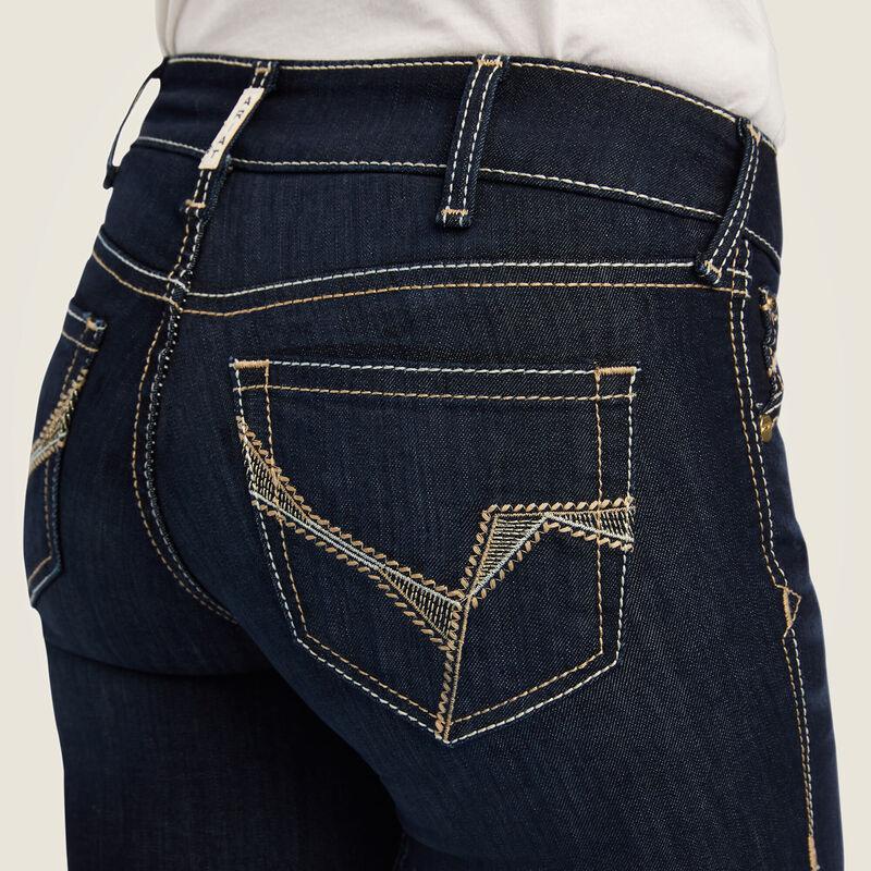 Ariat Women's R.E.A.L Perfect Rise Arrow Danna Boot Cut Jean - Image 3
