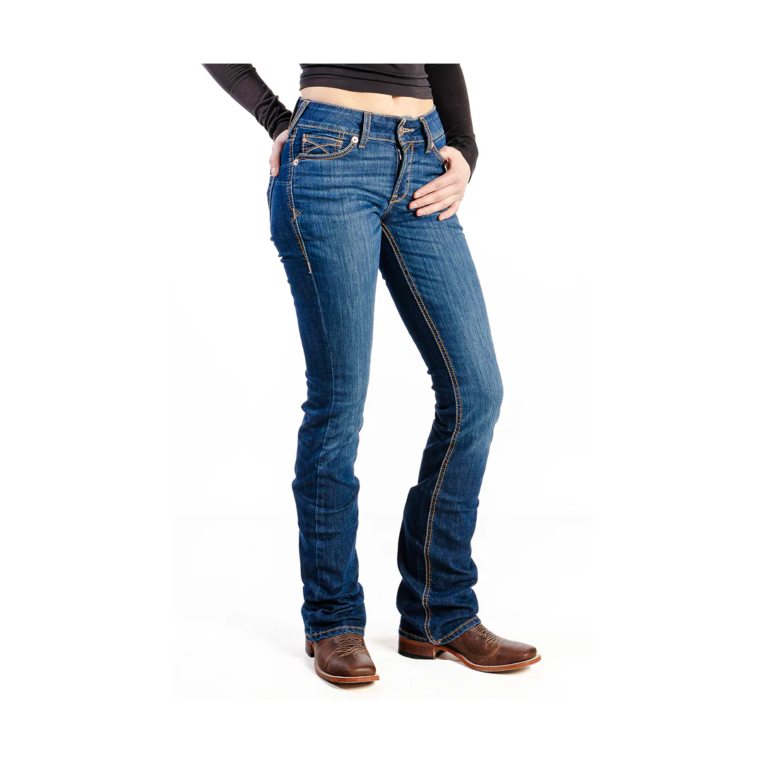 Ariat Women's R.E.A.L. Perfect Rise Stretch Rosa Boot Cut Jean - Image 2