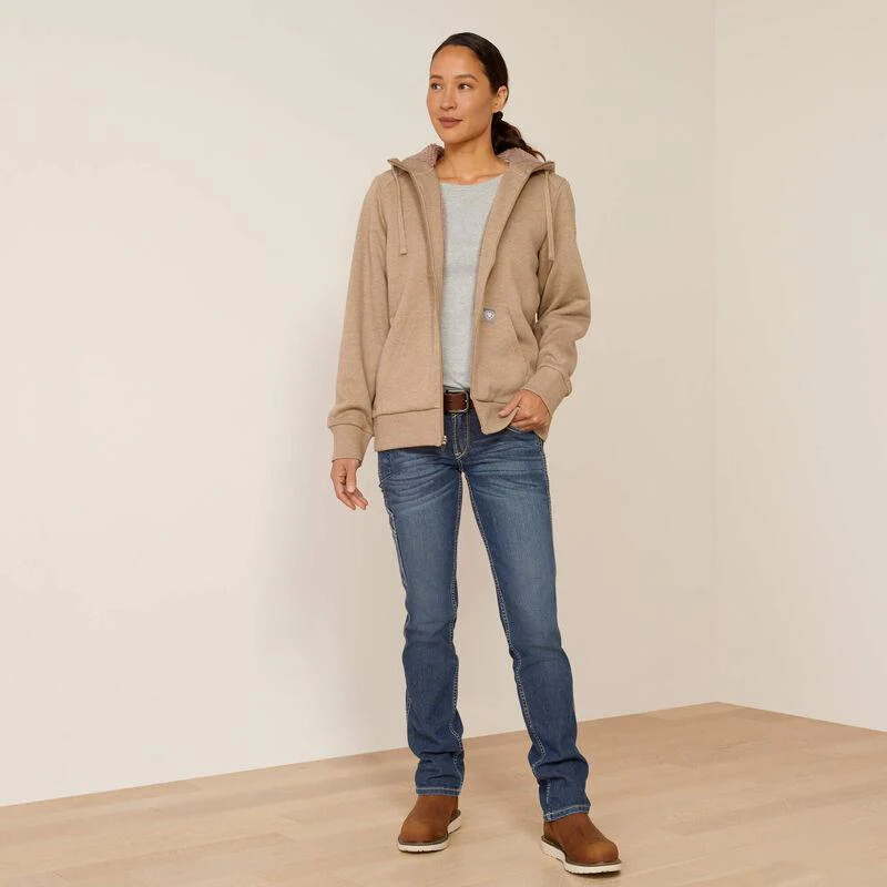 Ariat Women's Rebar All-Weather Sherpa Full Zip Hoodie