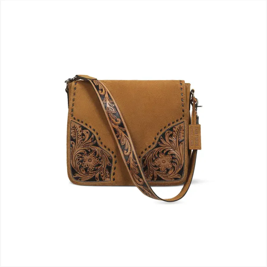 Ariat Women's Sierra Shoulder Roughout Bag