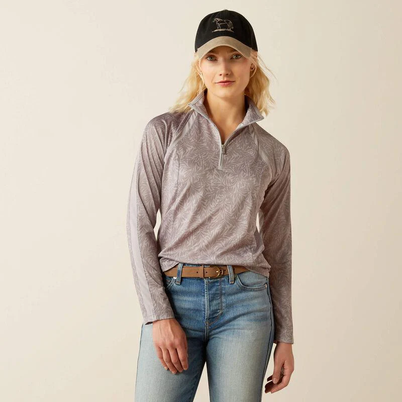 Ariat Women's Sunstopper 3.0 1/4 Zip Baselayer