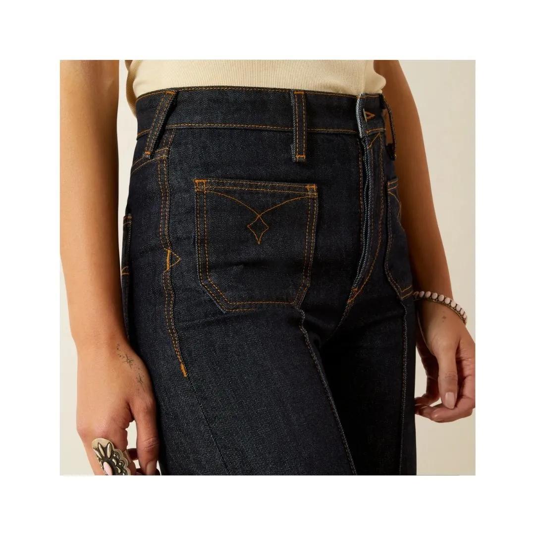 Ariat Women's Ultra High-Rise Tomboy Western Utility Wide Leg Jeans - Image 4