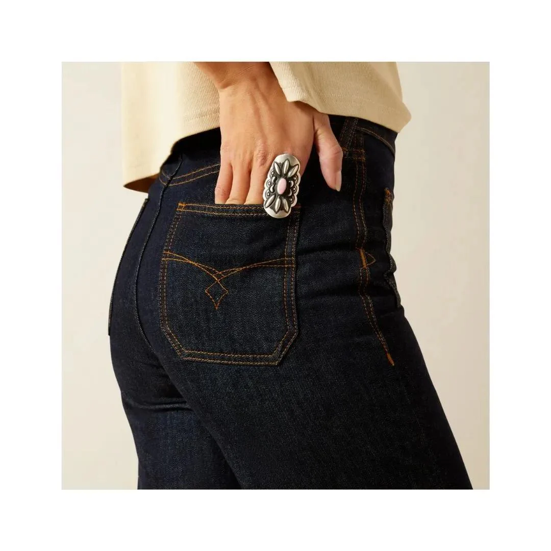 Ariat Women's Ultra High-Rise Tomboy Western Utility Wide Leg Jeans - Image 5