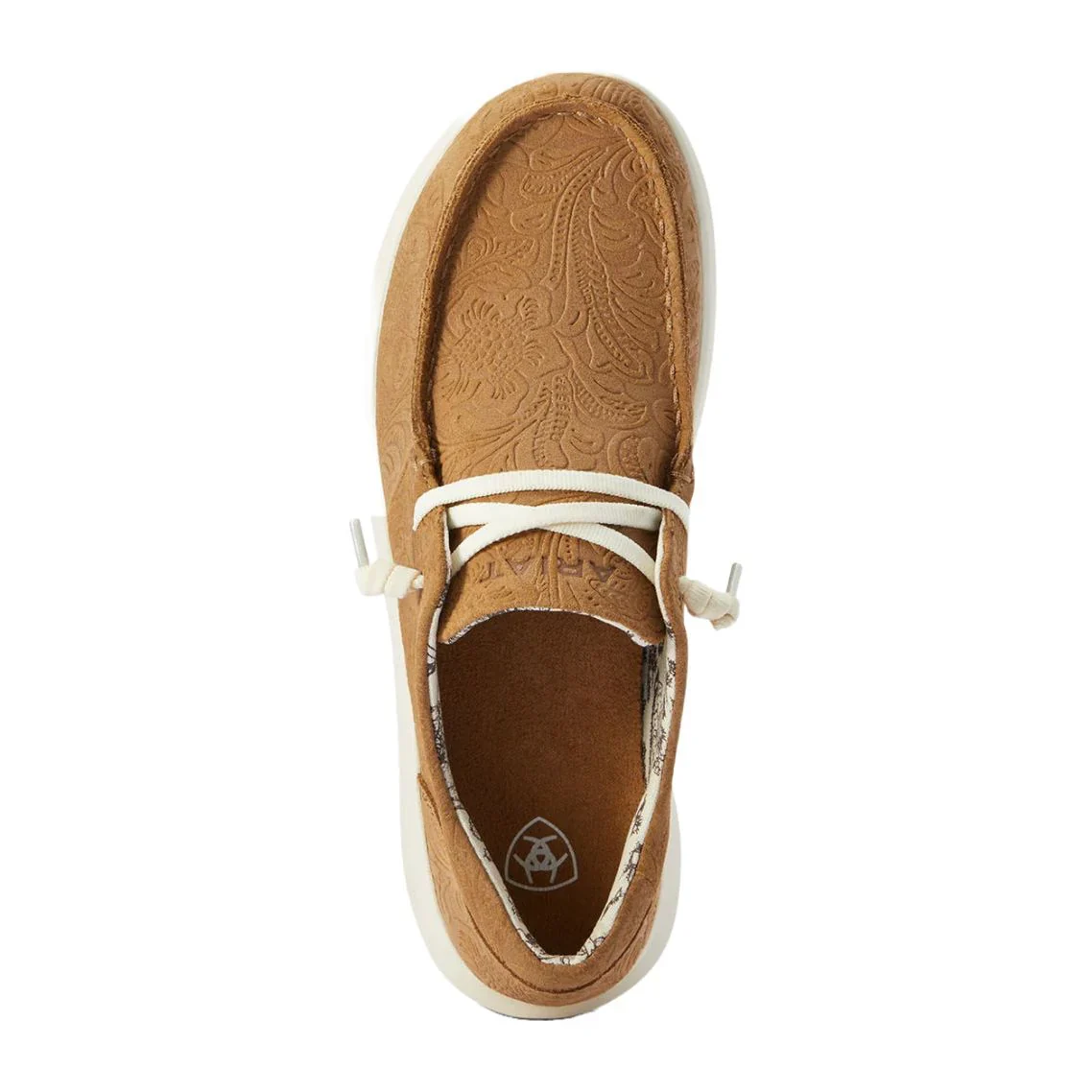 Ariat Youth Hilo - Tan Floral Emboss - Image 2