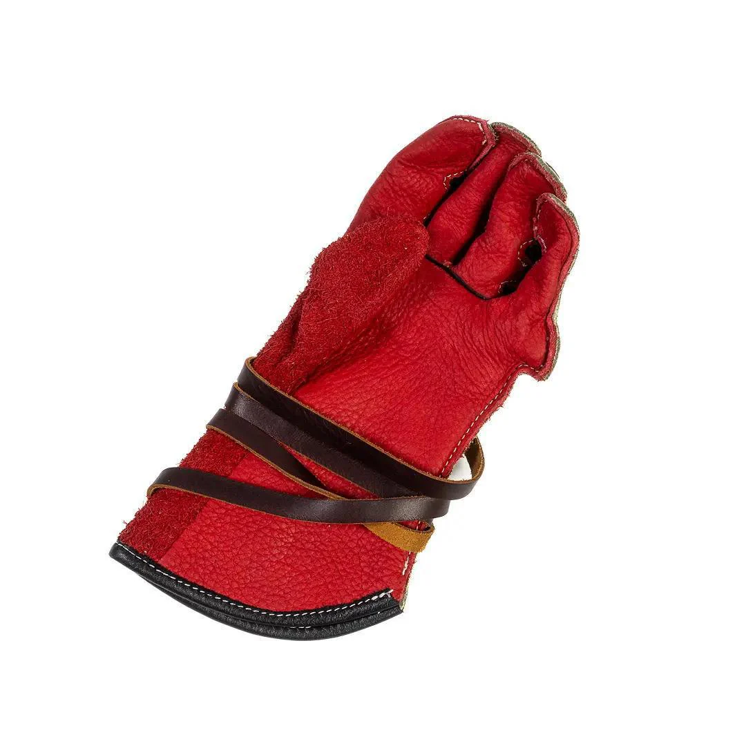 B Bar B Left, right Hand Double Wedge Bareback Riding Glove – Palm Piece Installed - Image 15