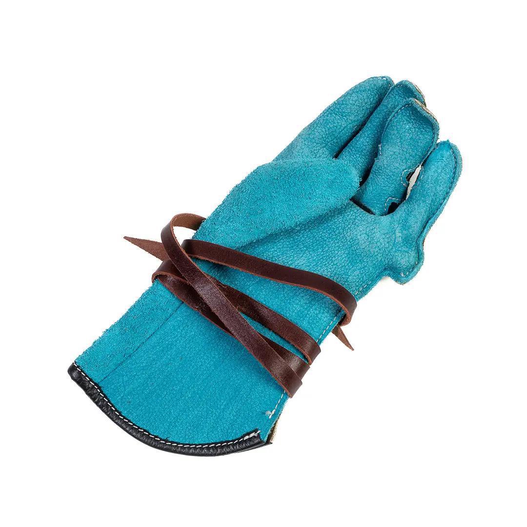 B Bar B Left, right Hand Double Wedge Bareback Riding Glove – Palm Piece Installed - Image 20