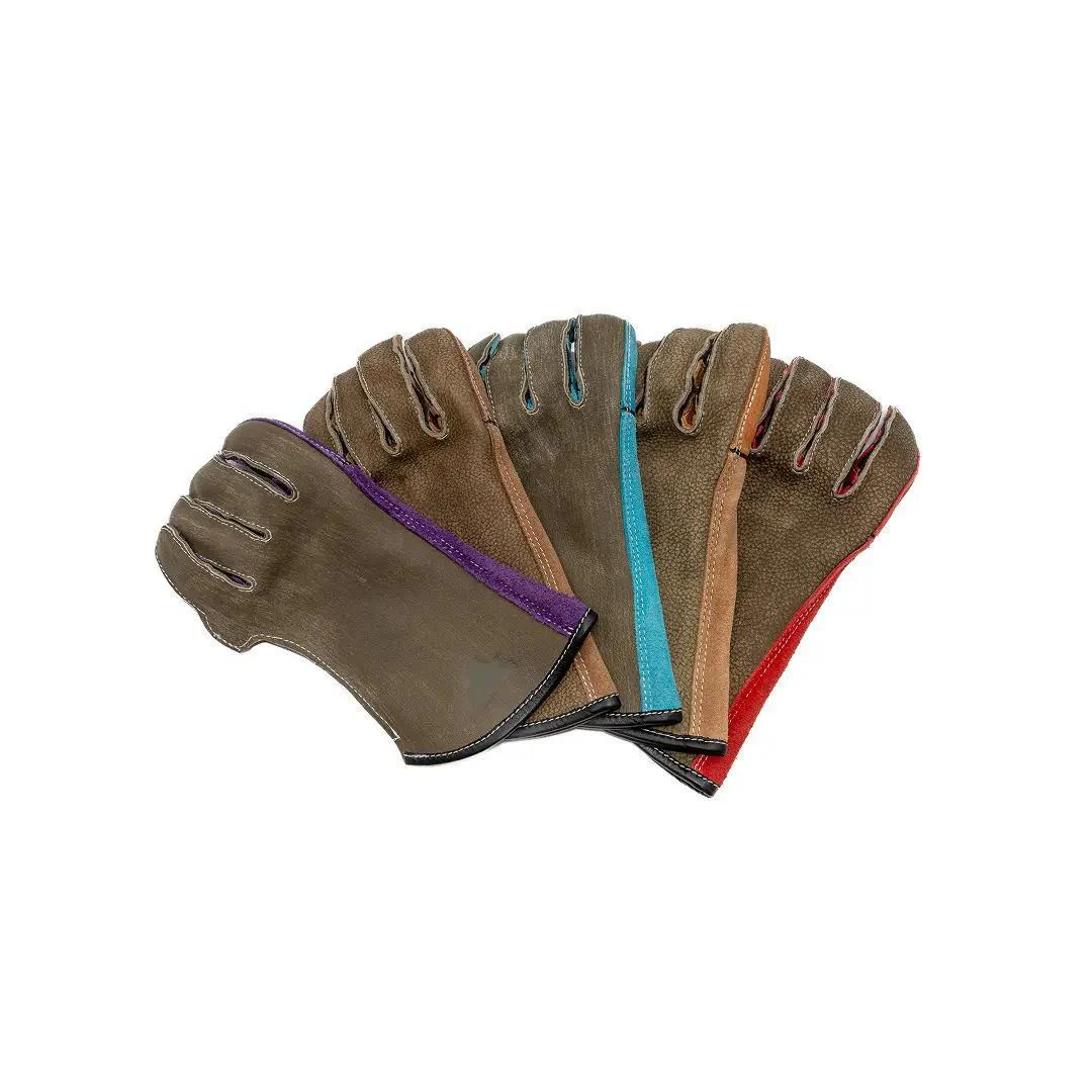 B Bar B Left-Hand Double Wedge Bareback Riding Glove - Unpadded - Image 2