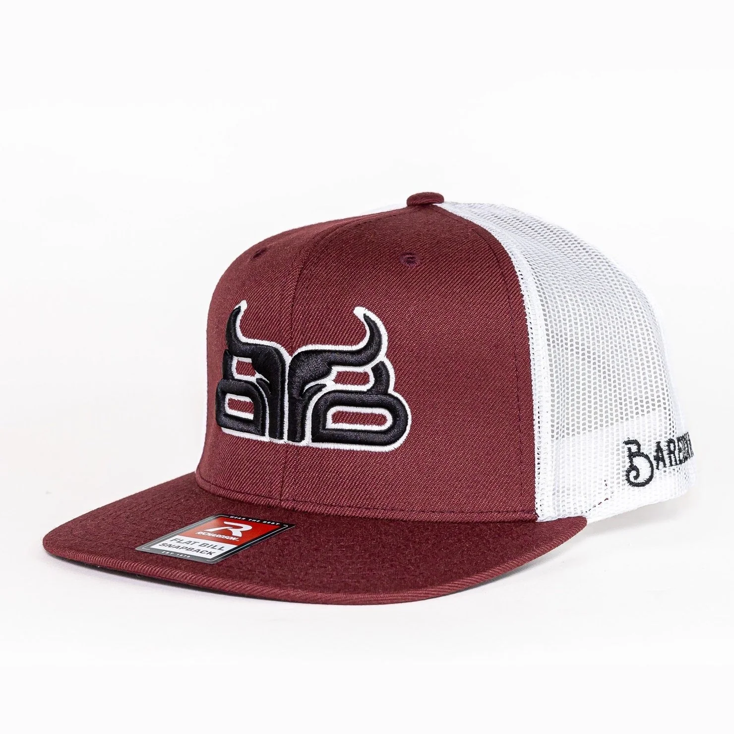 BareDown Brand Cap Trucker Flat Bill Snapback - Image 2