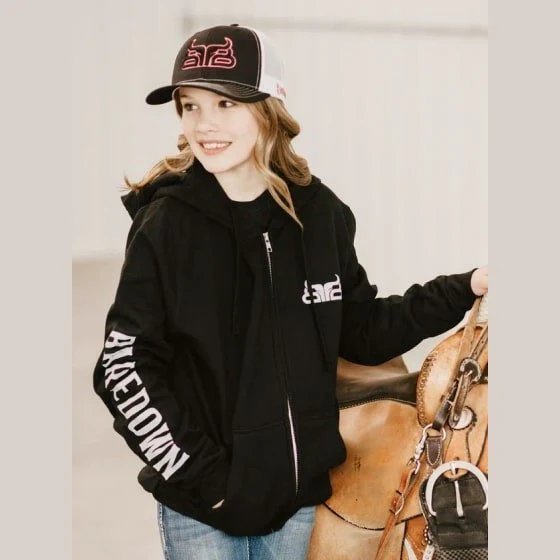 Baredown Brand Unisex Hoodie Zip Up 2 Pockets - Image 3