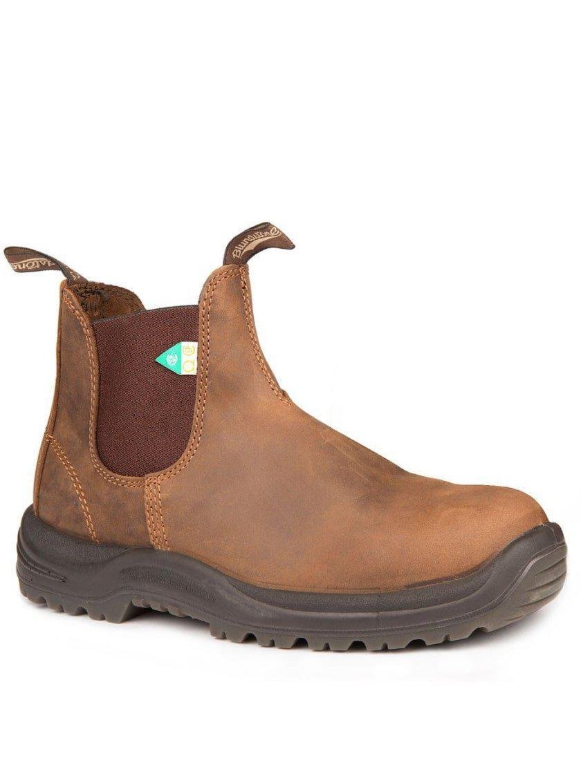 Blundstone Work Boots CSA Steel Toe Crazy Horse Brown - Image 10