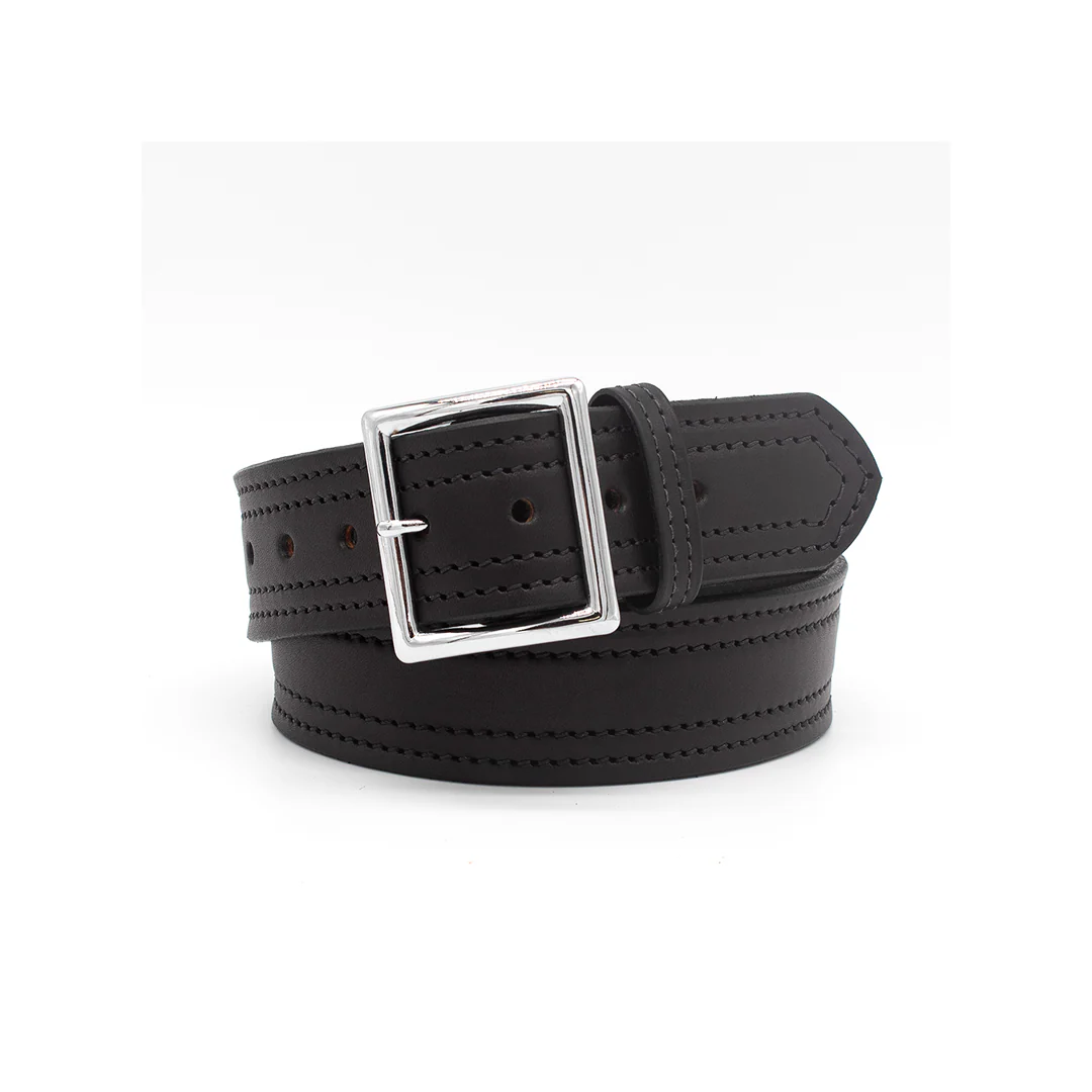 Boston Leather 1.75″ 10-12 OZ, Garrison Belt With 4 Row Stitching - Image 9