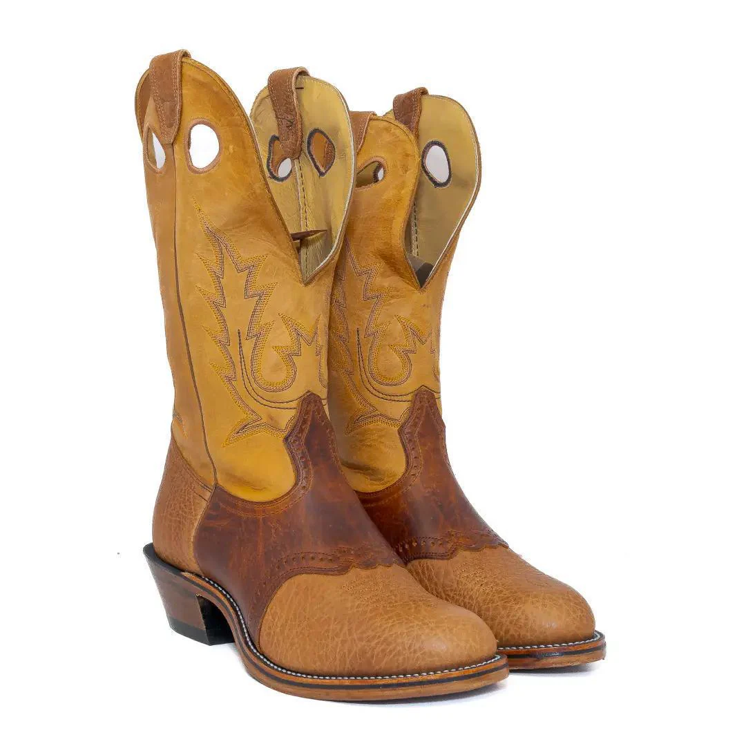 Boulet Men's Bullhide Round Toe Cowboy Boot