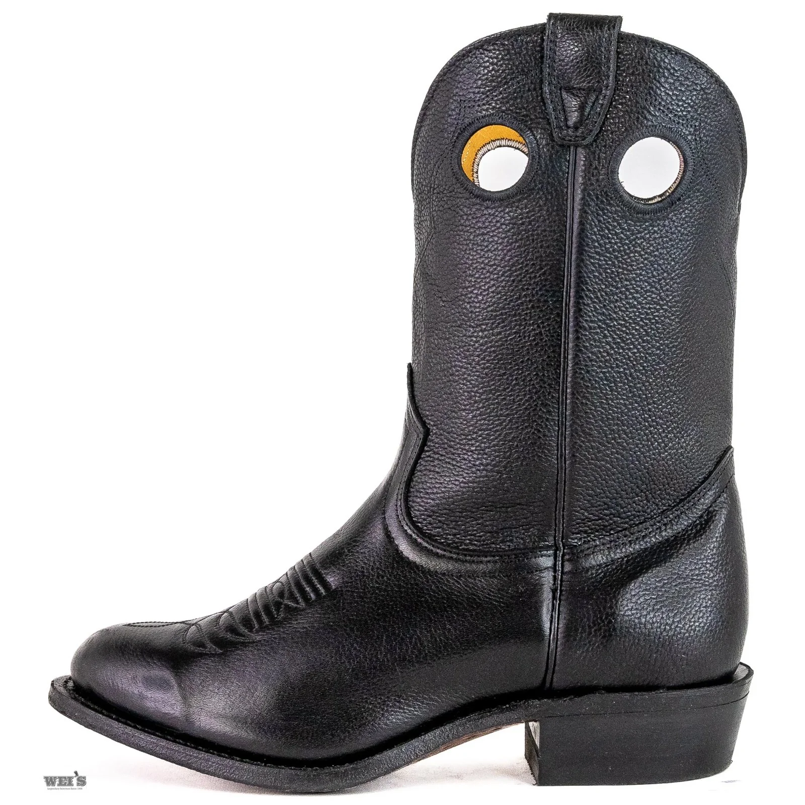 Boulet Men's Wei's Custom Made Cowboy Boot 12" Roper Deertan - Image 3