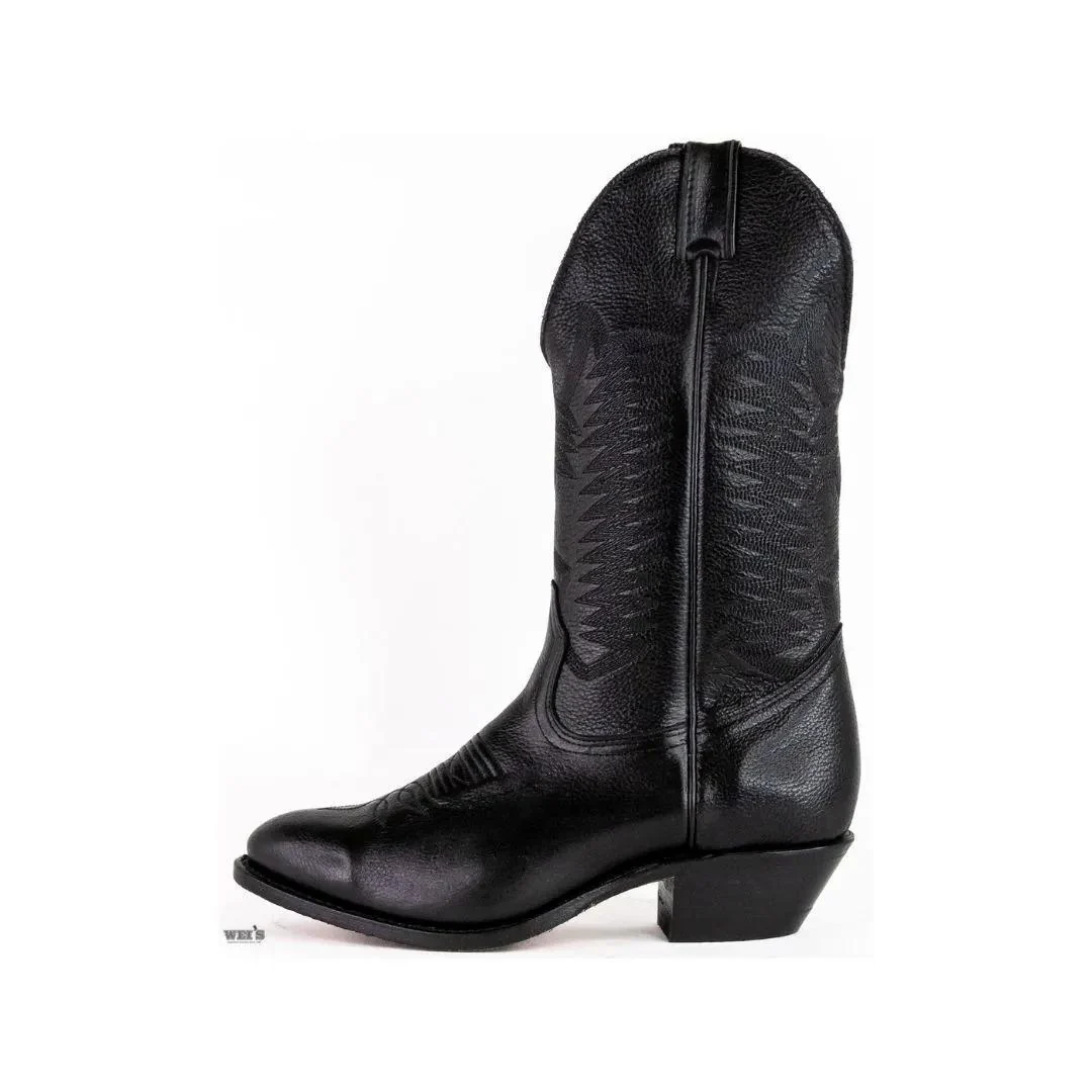 Boulet Men's Cowboy Boots 14" Deertan Cowboy Heel R Toe 9502 - Image 3