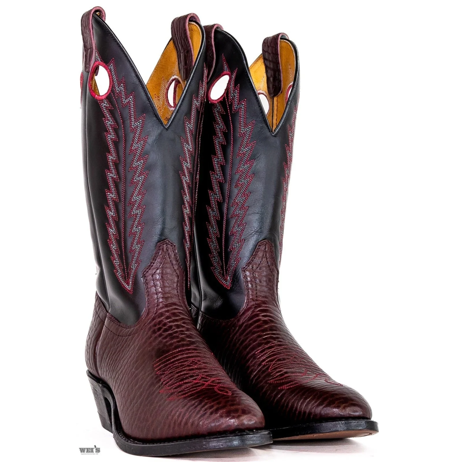 Boulet Men's Cowboy Boots 14" Bullhide Cowboy Heel U Toe - Image 5
