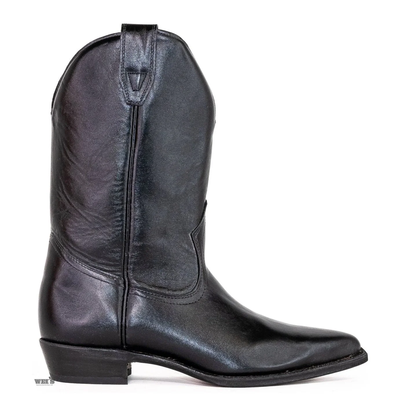 Boulet Men's Cowboy Boots 12" Cowhide Semi Riding Heel Snip J Toe - Clearance - Image 5