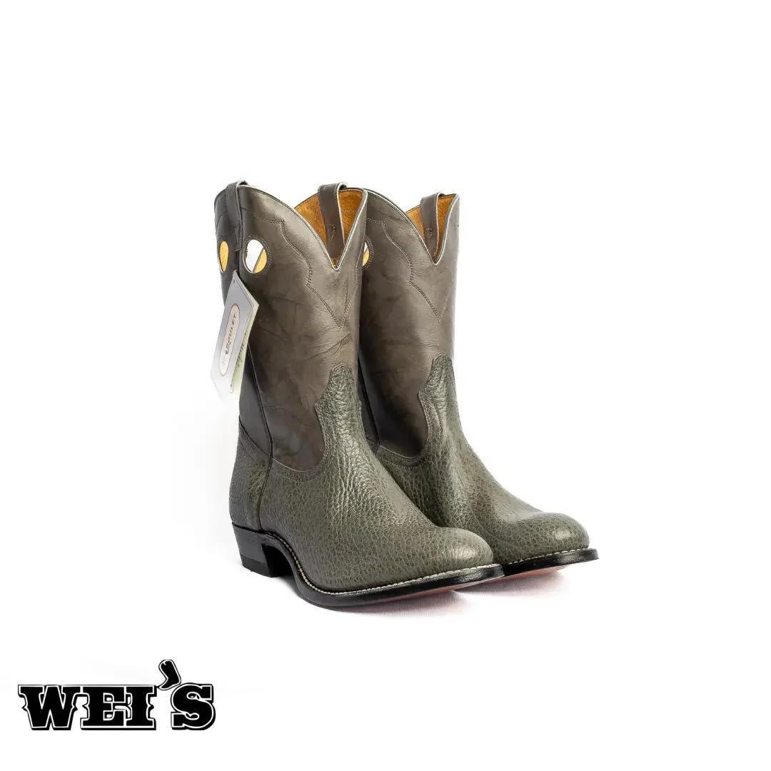 Boulet Men's Cowboy Boots Grey - CLEARANCE - Image 2
