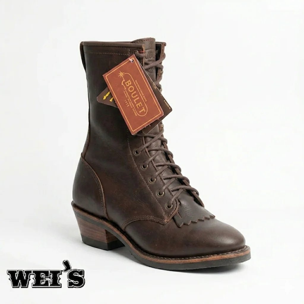 Boulet 11" Leather Packer Boot Men's