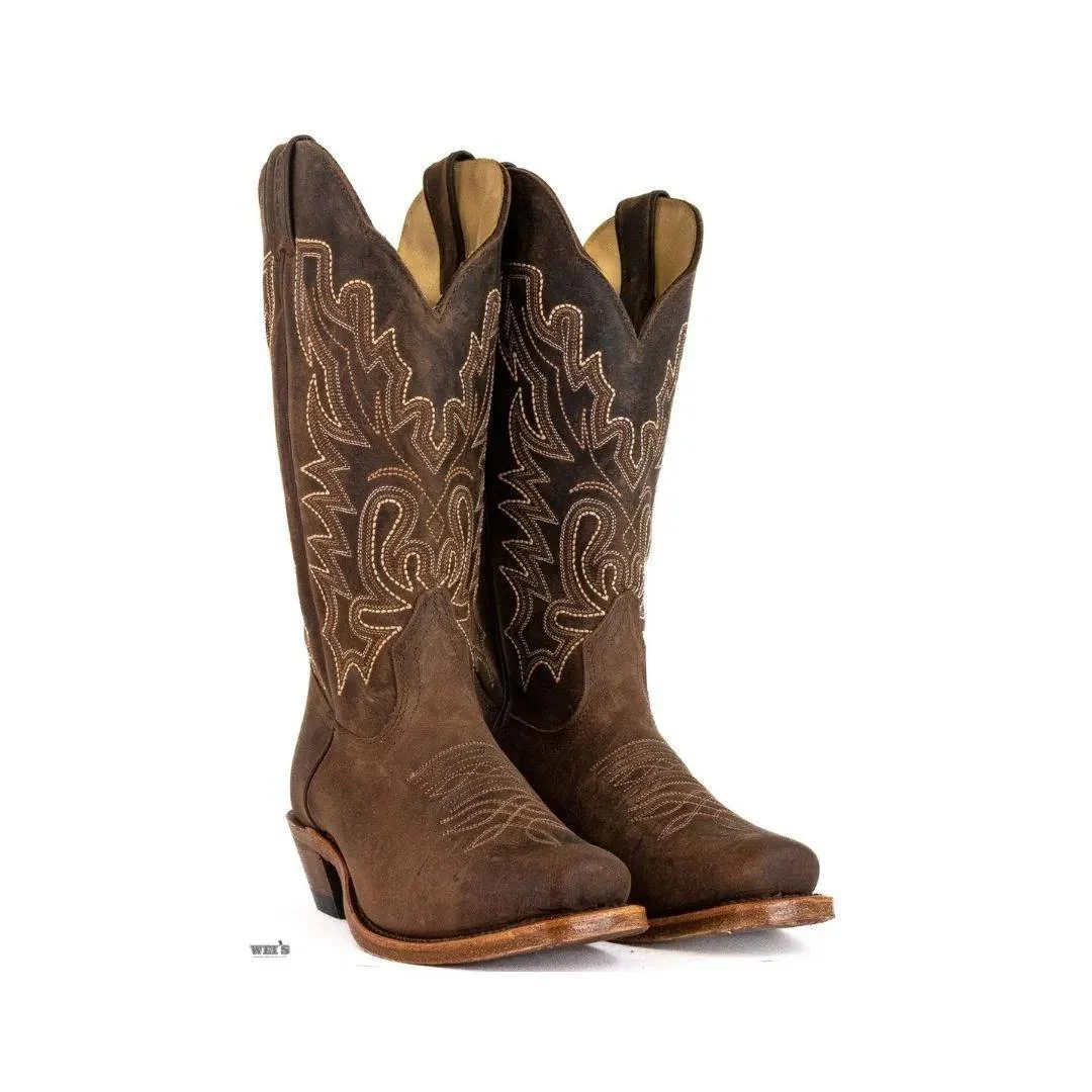 Boulet 13" Oiled Cowhide Cutter Toe Cowboy Boots Women's