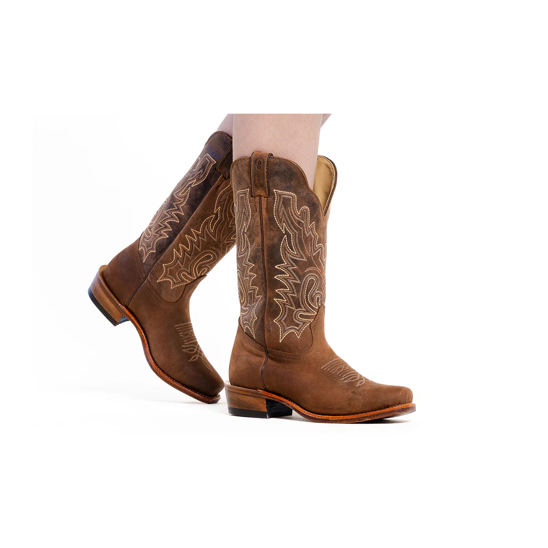 Boulet 13" Oiled Cowhide Cutter Toe Cowboy Boots Women's - Image 3