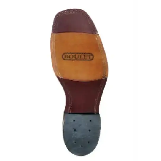 Boulet Women’s Cowgirl Boots 13" Stockman Heel Wide Square Toe - Image 2