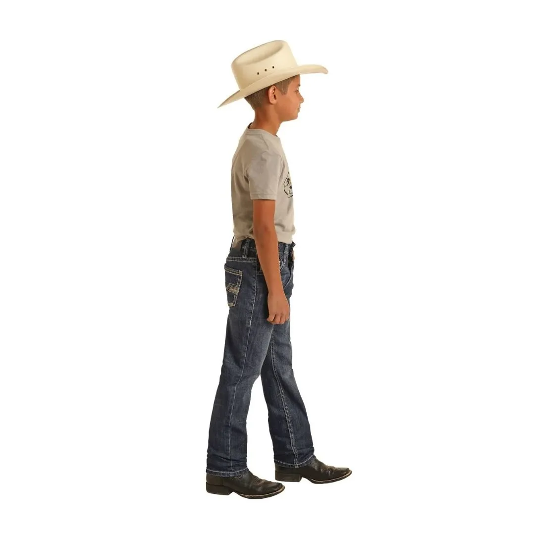 Rock & Roll Boy's Revolver Slim Fit Jean - Image 3