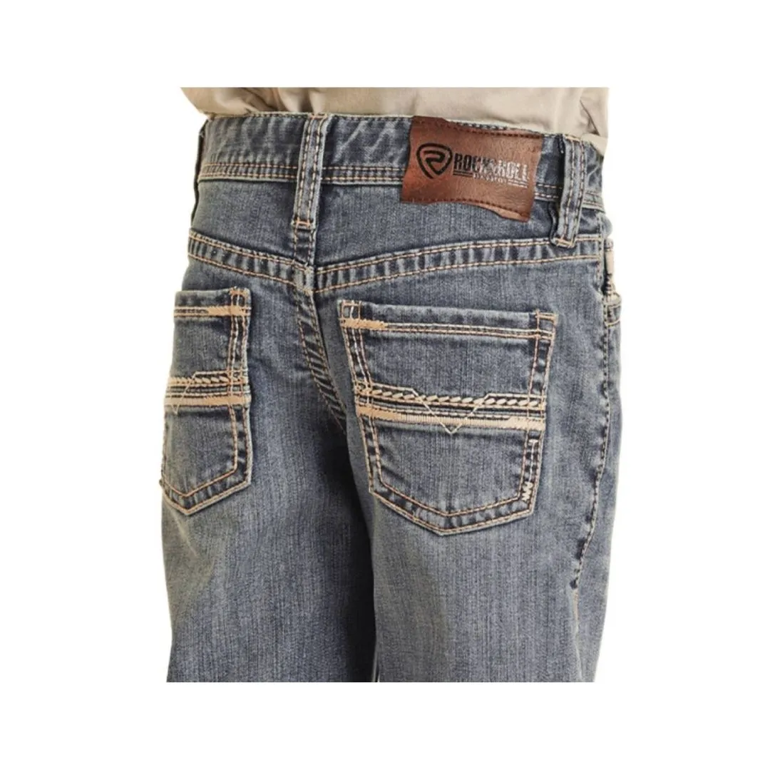 Rock & Roll Boy's BB Gun Regular Fit Bootcut Jean - Image 4