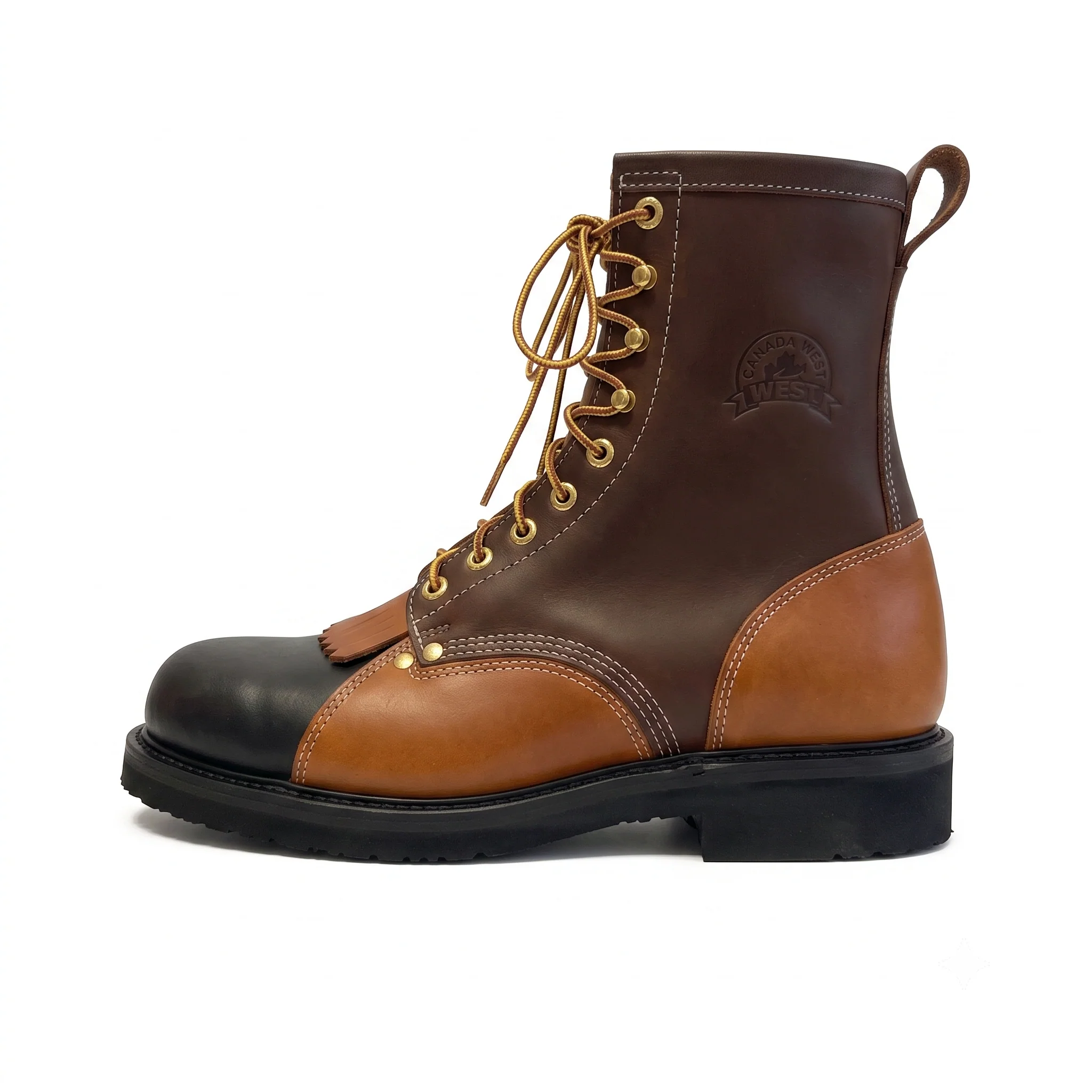 Canada West 8" Lace Up Work Boot Men's - Image 2