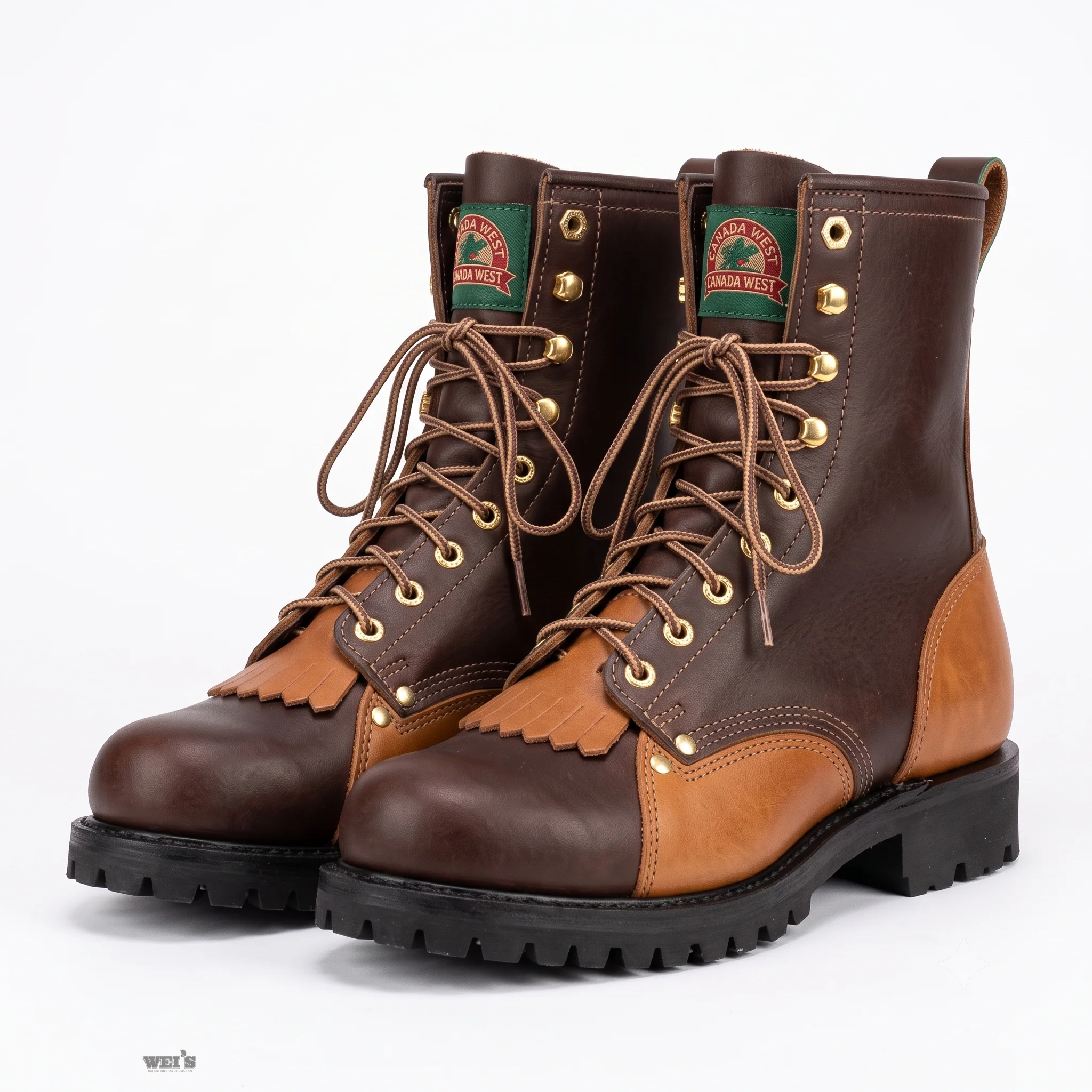 Canada West 8" Lace Up Work Boot Men's - Image 4