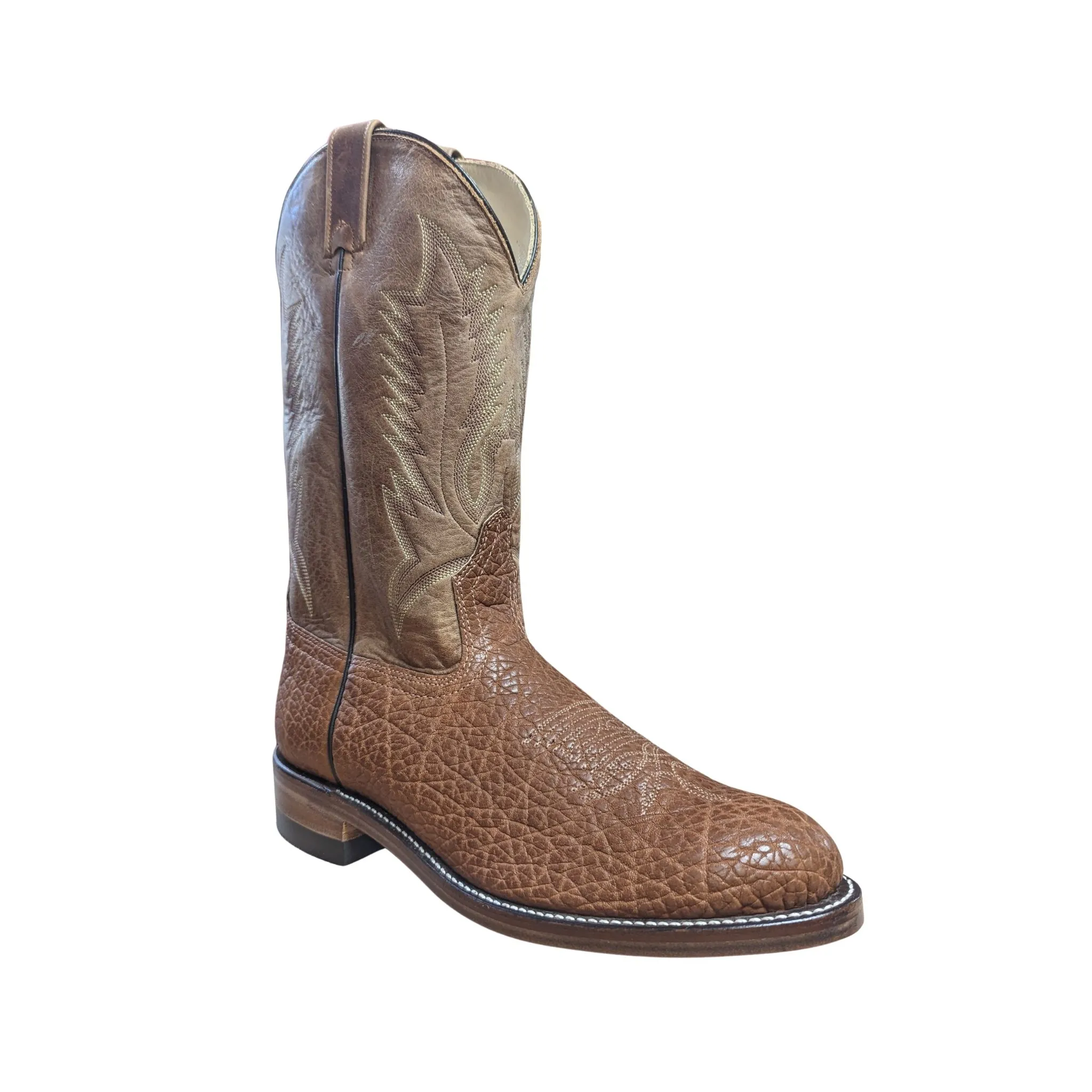 Canada West Brahma Men’s Cowboy Vintage Boot Round Toe - Clearance