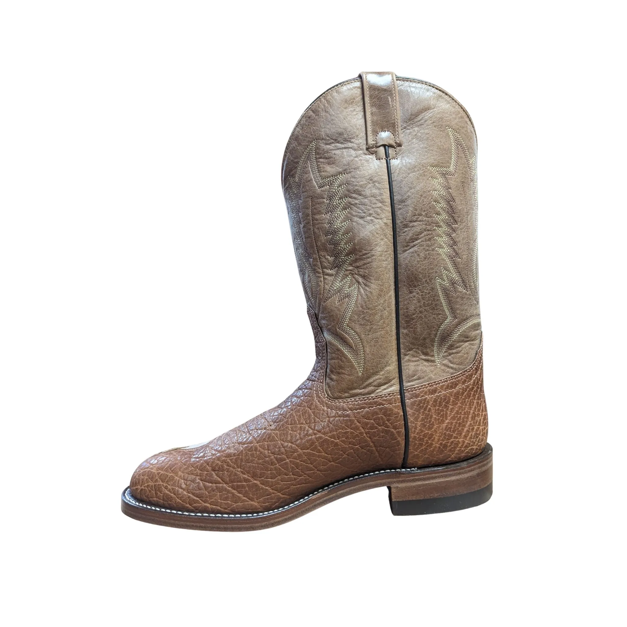 Canada West Brahma Men’s Cowboy Vintage Boot Round Toe - Clearance - Image 2
