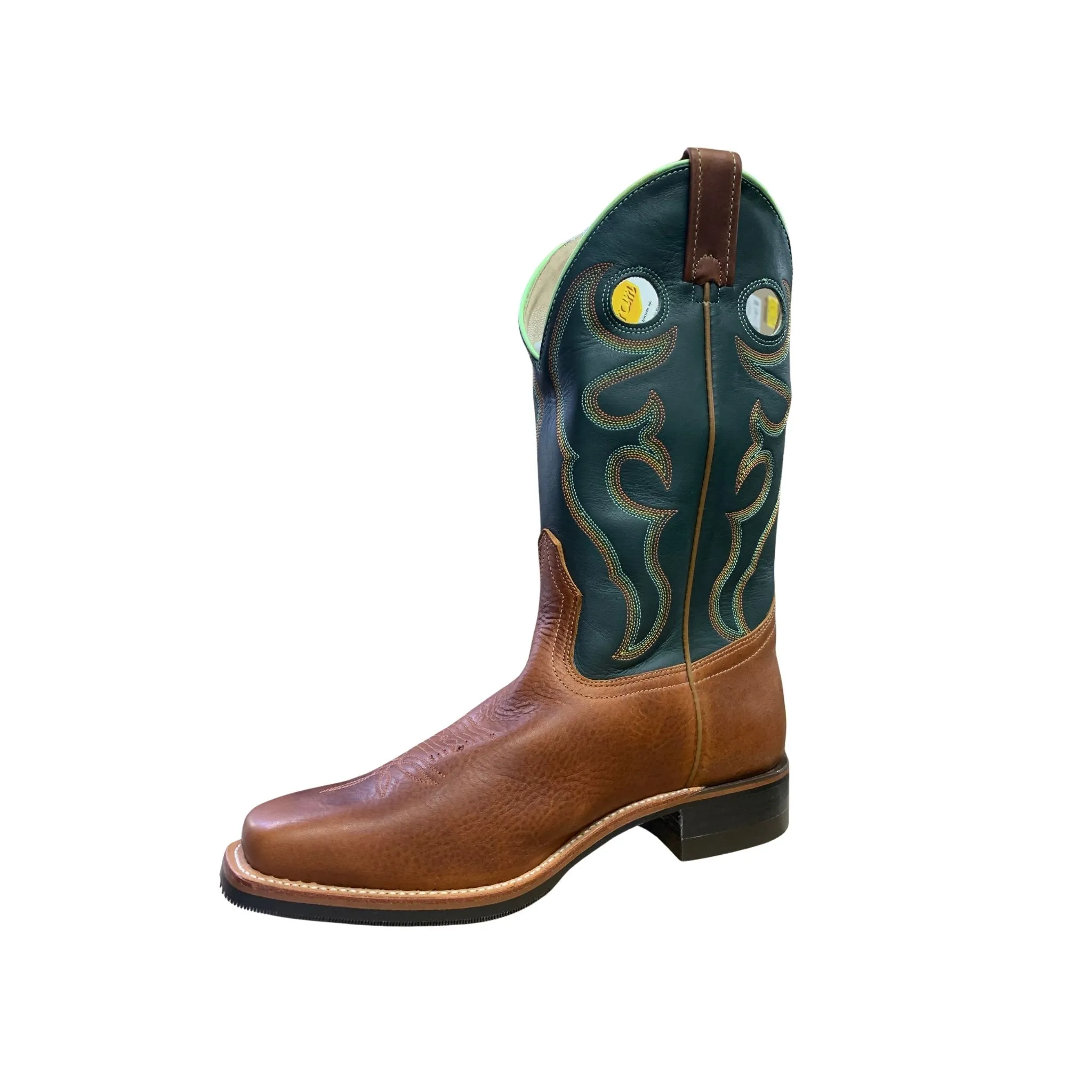 Canada West Brahma Men's Brown Square Toe Western Boot - Clearance - Image 2
