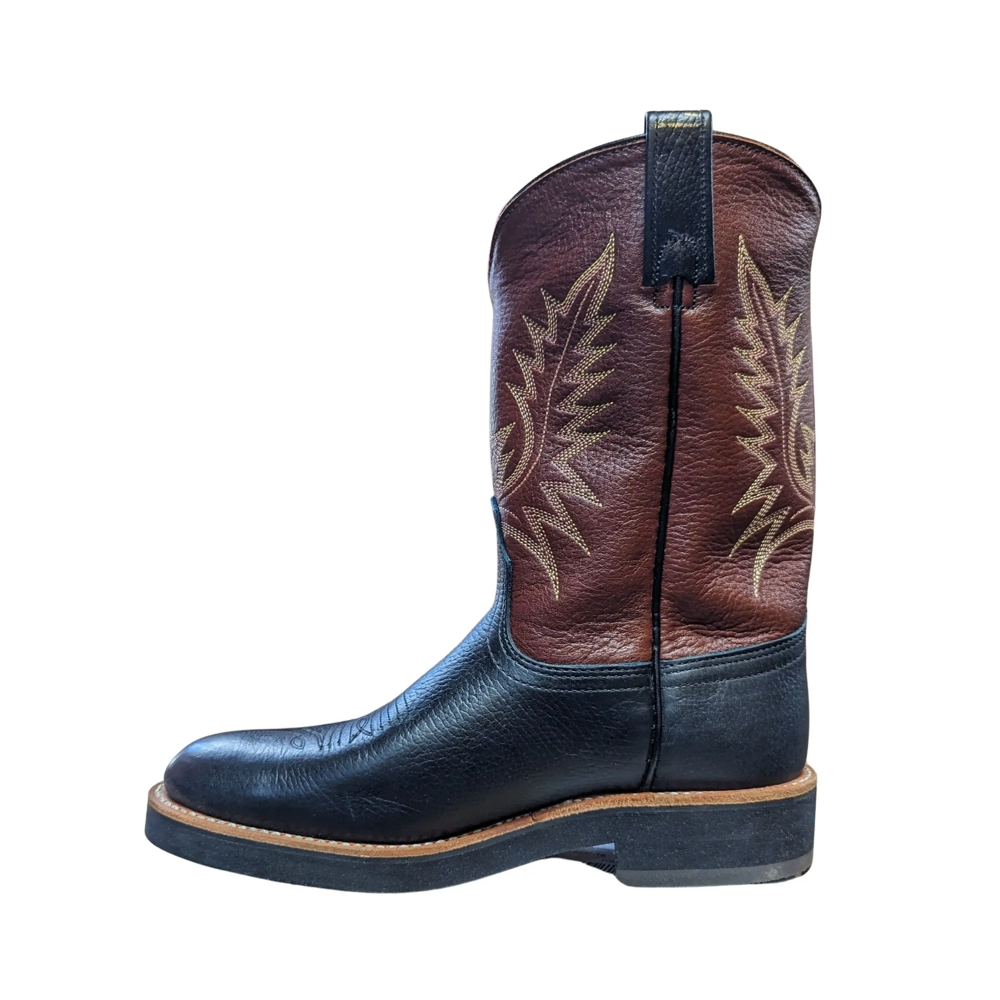 Canada West Brahma Women's Cowgirl Two-tone Western Boot - Image 2