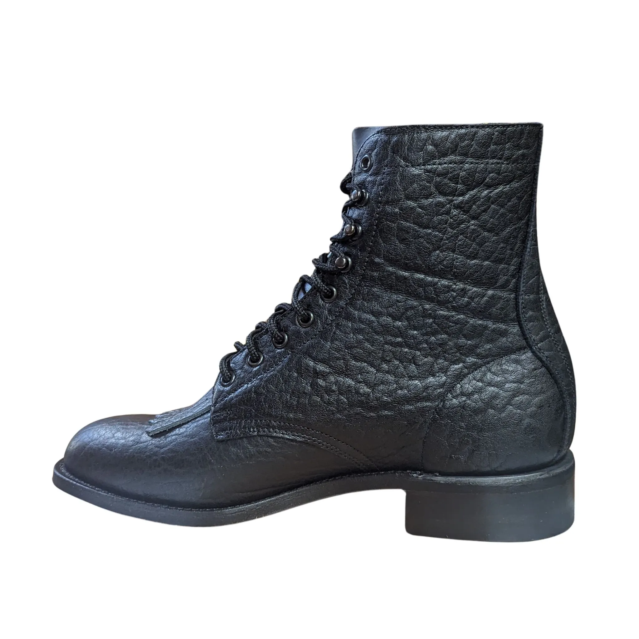 Canada West Black Brahma Leather Boots - Image 3
