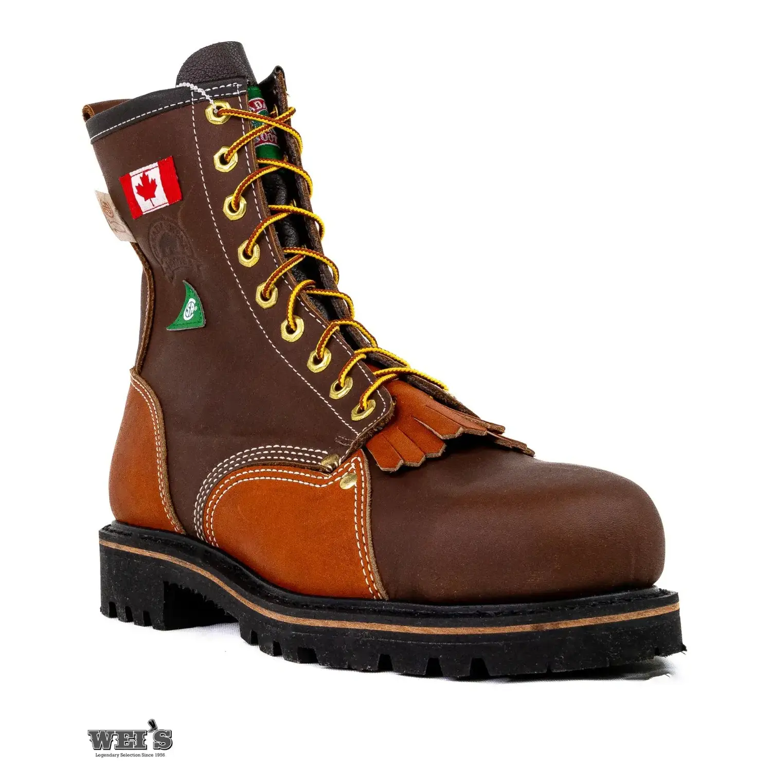 Canada West 8" Two-Tone CSA Steel Toe Work Boot Men's
