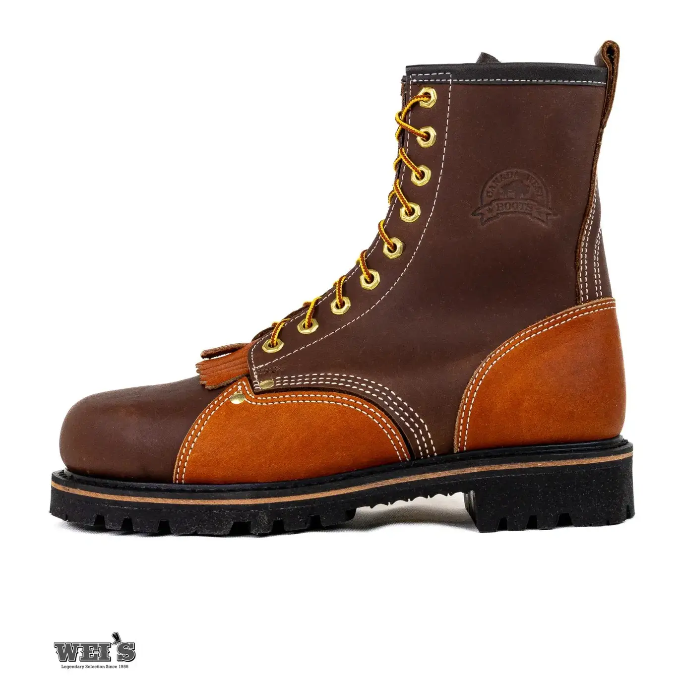 Canada West 8" Two-Tone CSA Steel Toe Work Boot Men's - Image 4