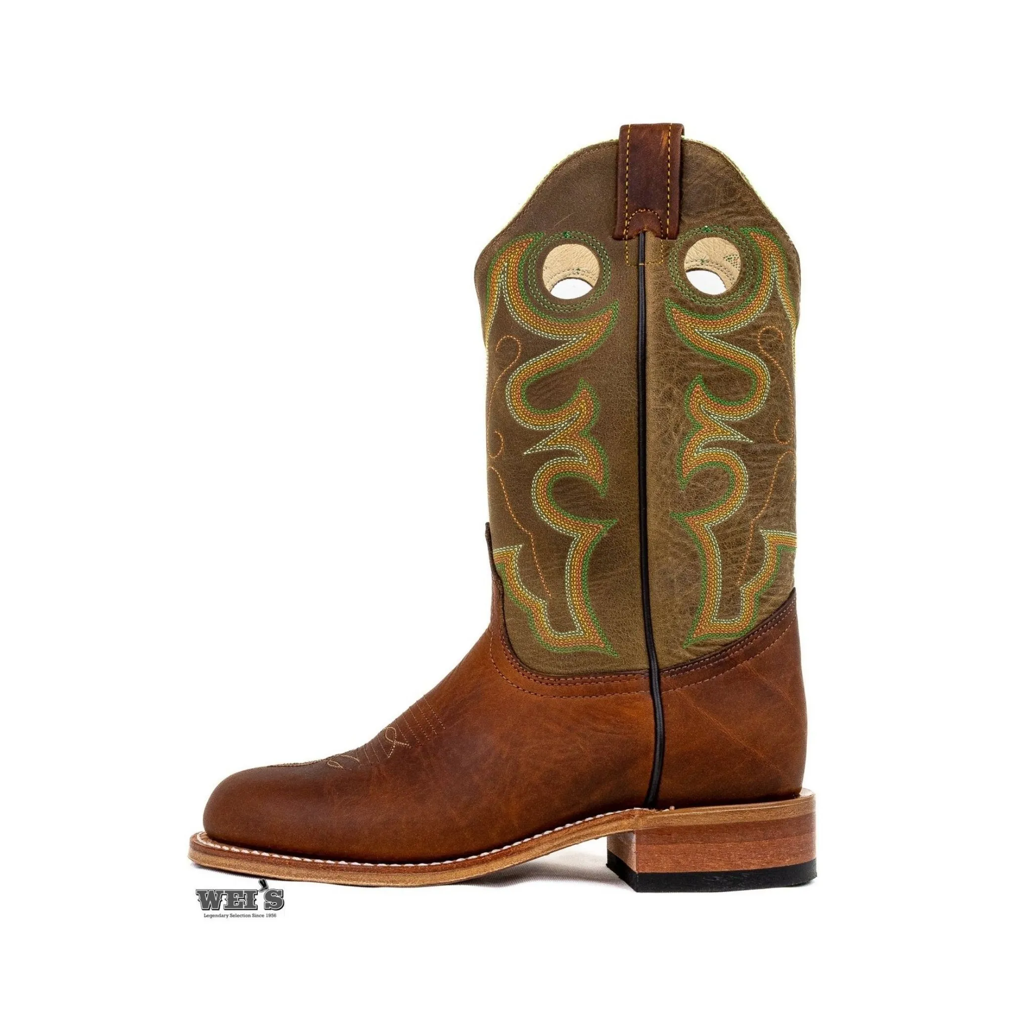 Canada West Women's Cowgirl Boots 12" Brahma Cowhide U Toe - Image 5