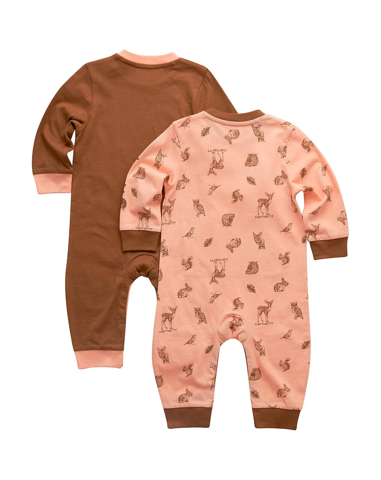 Carhartt Girls' 2-Piece Long Sleeve Coverall Set (Baby) - Image 2