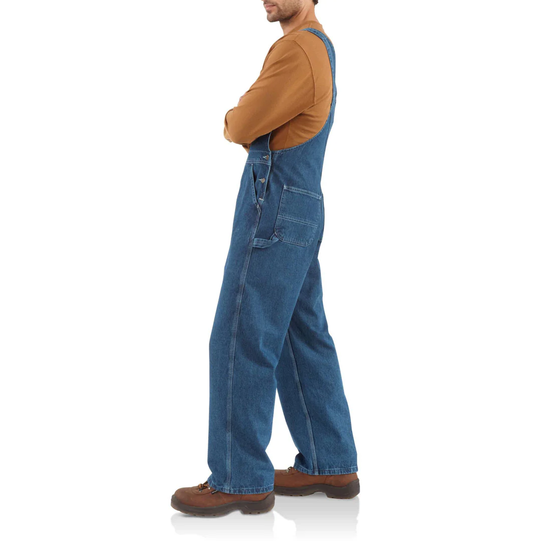 Carhartt Work Men's Bib Overalls Unlined Denim - Image 3