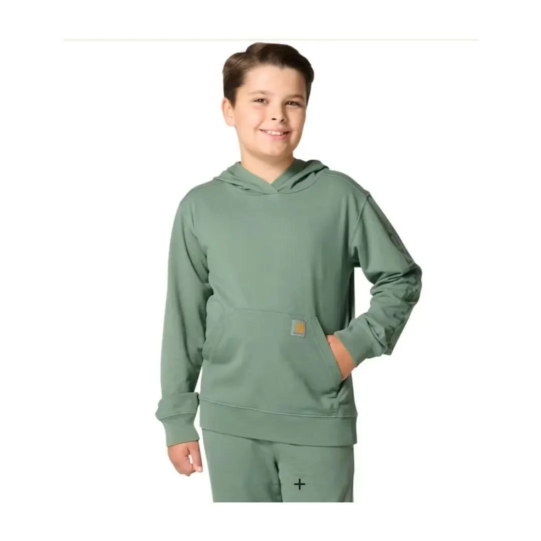 Carhartt Child/Boy's French Terry Graphic Sleeve Hoodie - Image 9