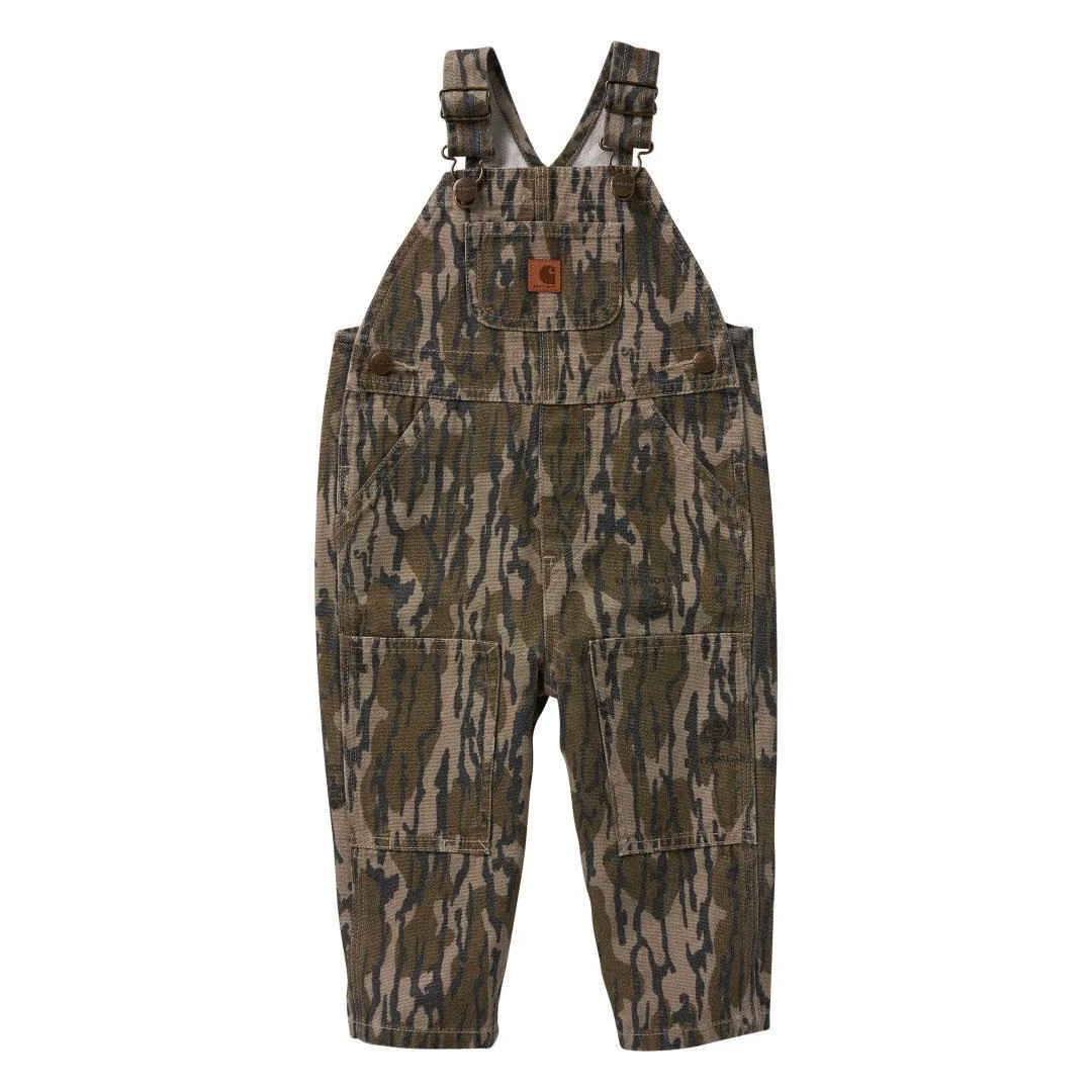 Carhartt Boy's Infant/Toddler Loose Fit Canvass Camo BIB Overall - Image 5